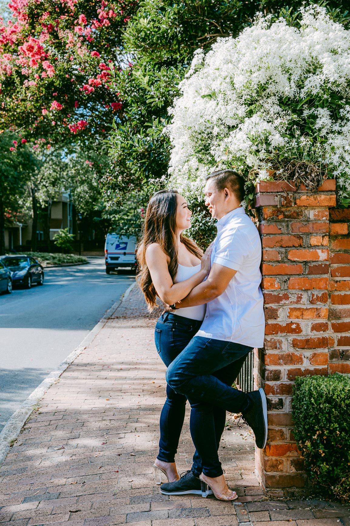Charlotte Fourth Ward district engagement session shot by Nhieu Tang Photography|nhieutang.com