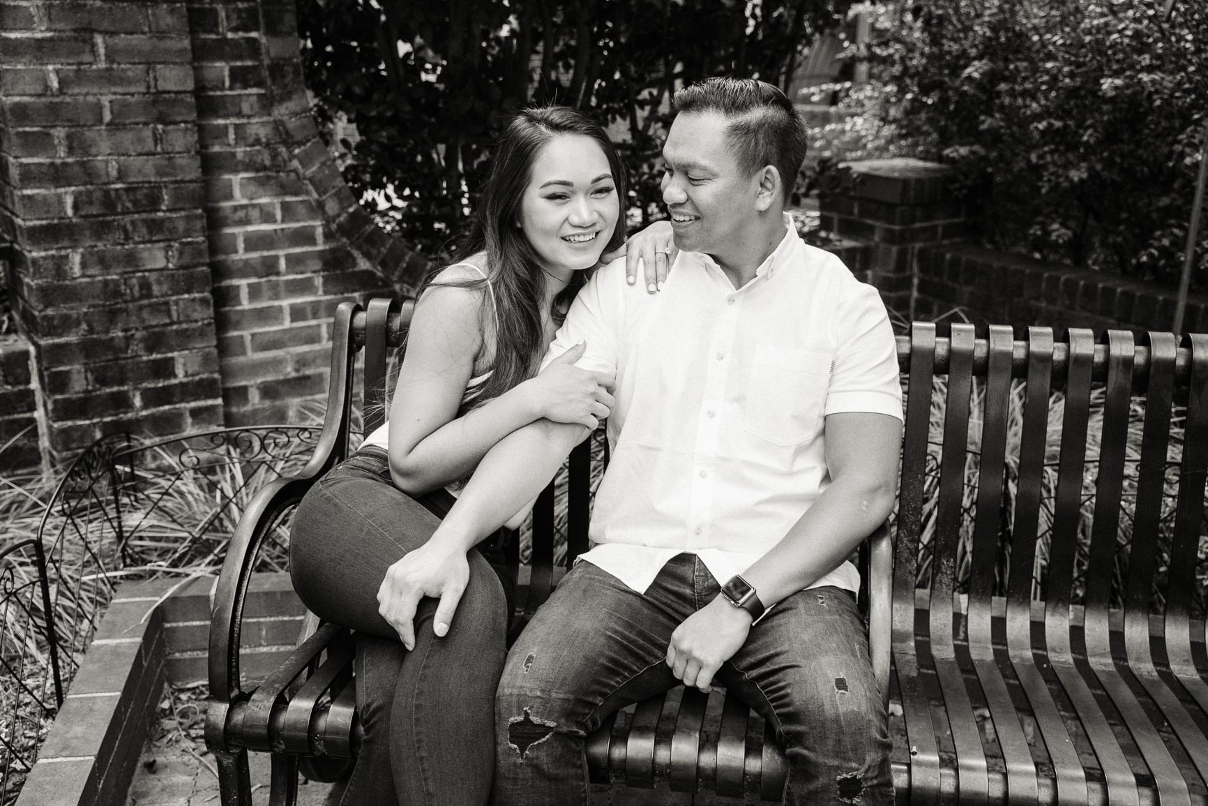 Charlotte Fourth Ward district engagement session shot by Nhieu Tang Photography|nhieutang.com