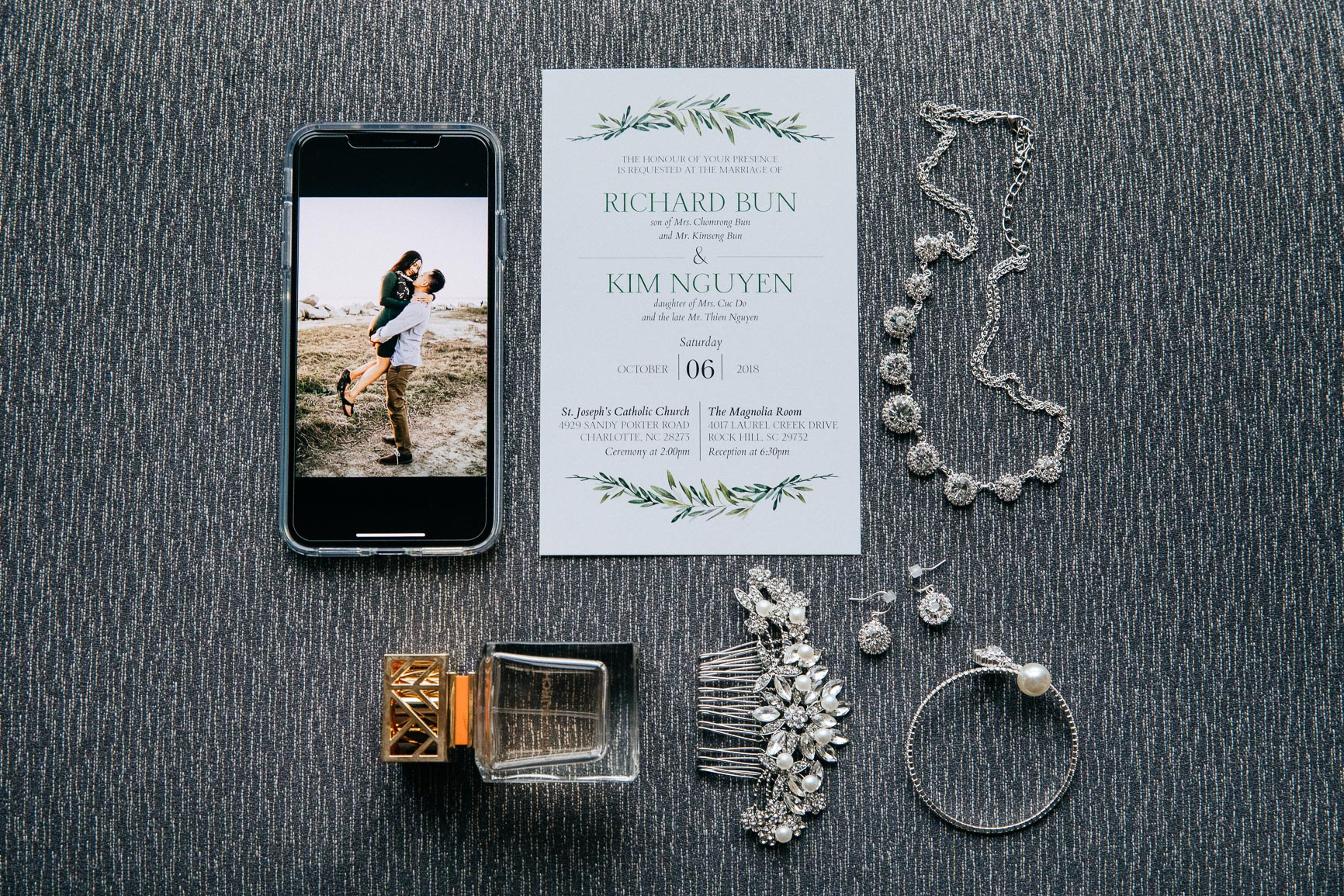 how to plan a photo worthy wedding by nhieu tang photography, bride and groom detail shots, wedding invitation details, wedding day flat lay, wedding by nhieu tang photography, charlotte wedding photographer, best charlotte wedding photographer | nhieutang.com