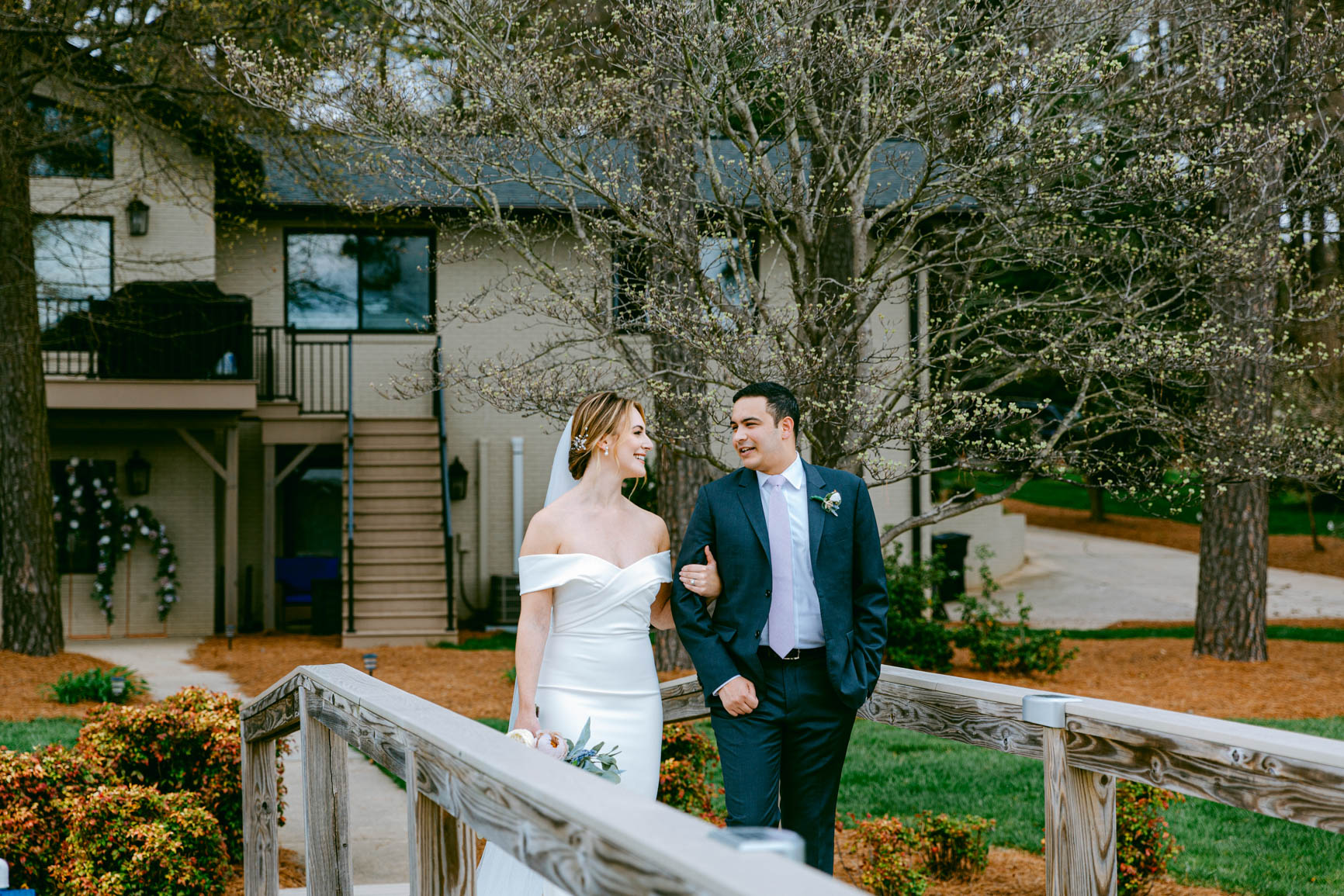 wedding portraits session in Mooresville, NC lake house shot by Nhieu Tang Photography | nhieutang.com