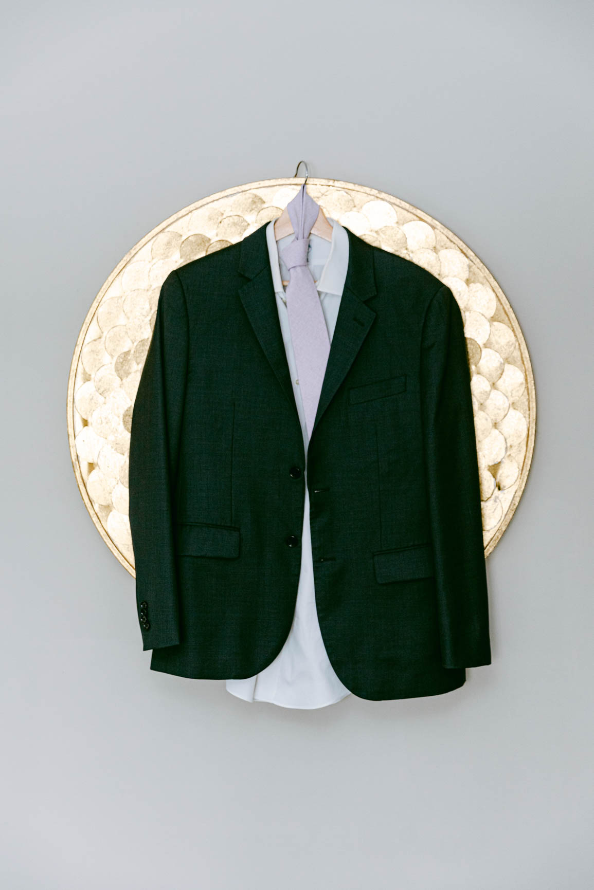 groom jacket from lake house elopement shot by Nhieu Tang Photography | nhieutang.com