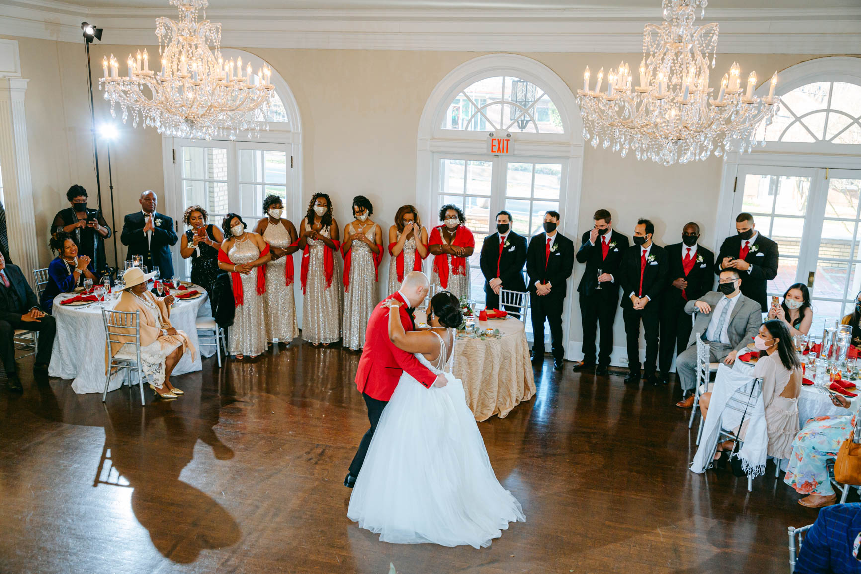 couple first dance at Separk Mansion in Gastonia NC shot by Nhieu Tang Photography | nhieutang.com