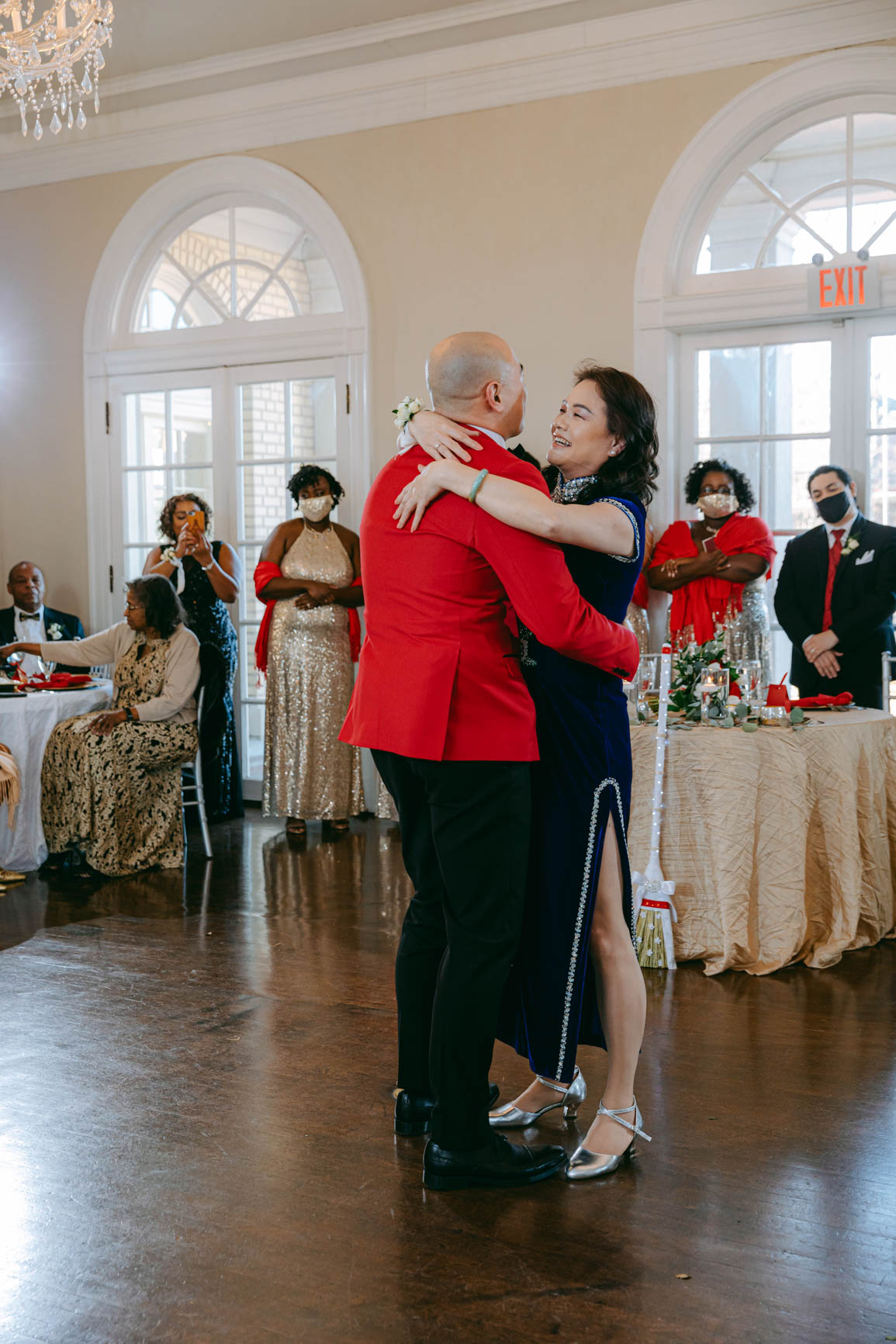 mother and son dance at Separk Mansion in Gastonia NC shot by Nhieu Tang Photography | nhieutang.com